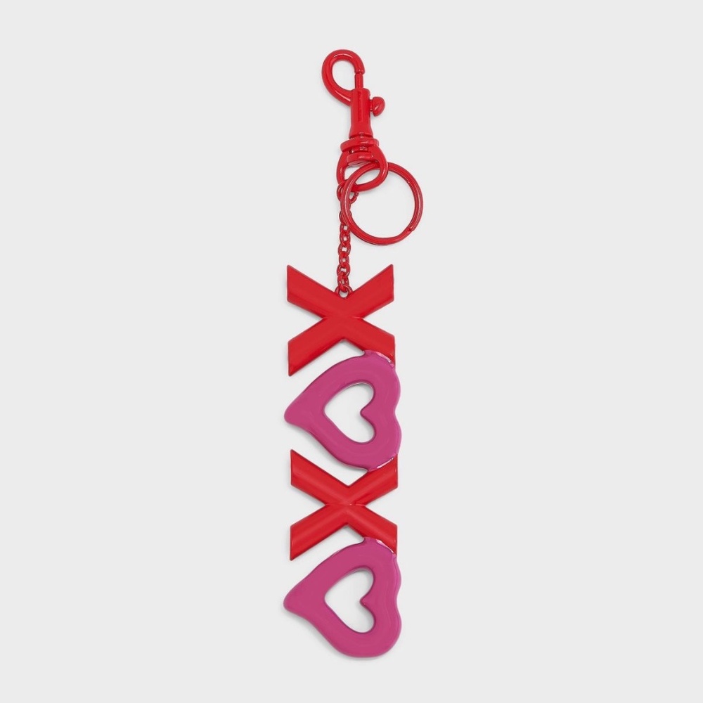 NWT SUGARFIX by BaubleBar Kisses and Hugs Keychain - Pink/Red